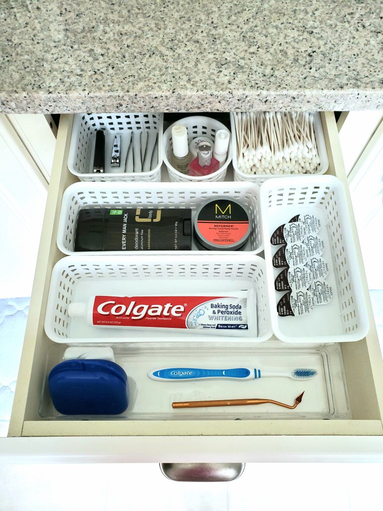 bathroom professional organizing by lil mess perfect